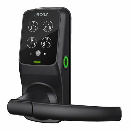 LOCKLY Secure Plus Latch Edition, Matte Black PGD628FMB